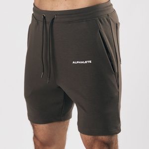 Alphalete Core Short - Mocha Size Large - New